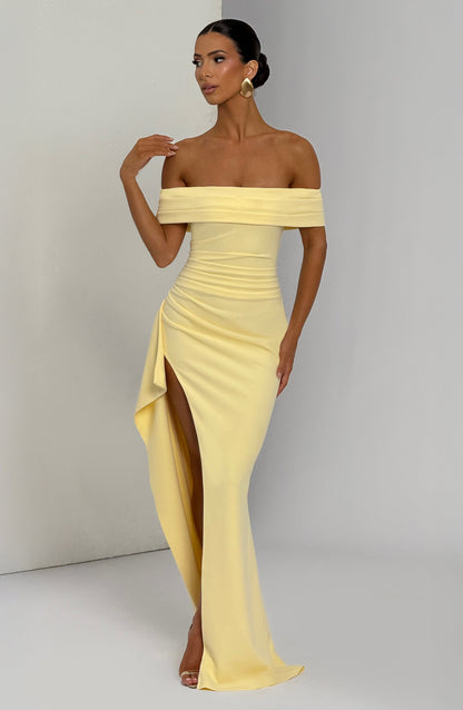 Joyce Maxi Dress Lemon