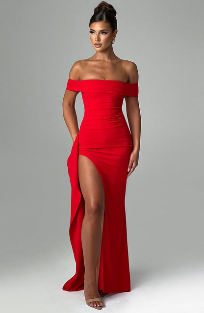 Joyce Maxi Dress Red