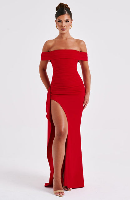 Joyce Maxi Dress Red