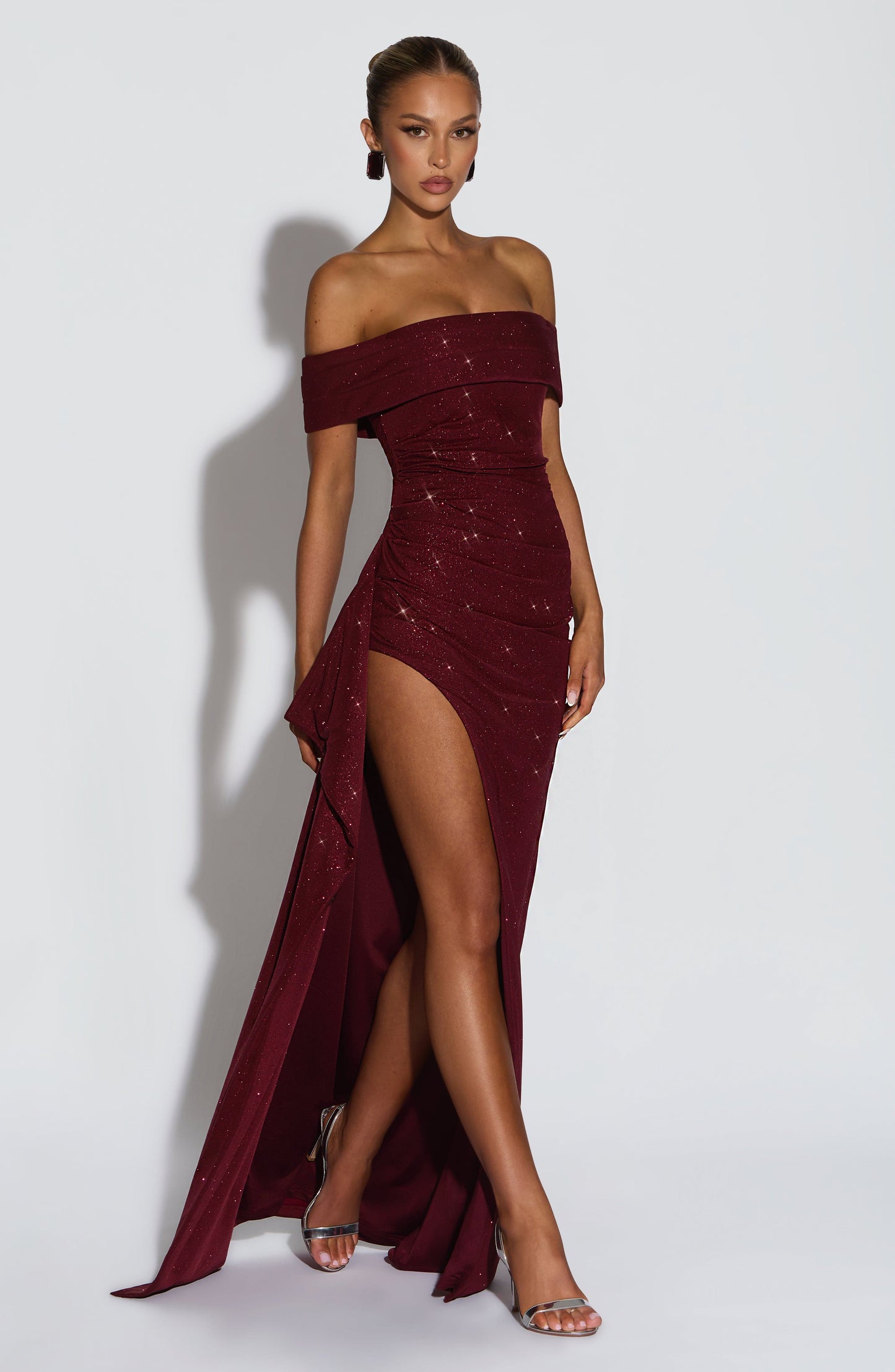 Joyce Maxi Dress Wine Sparkle
