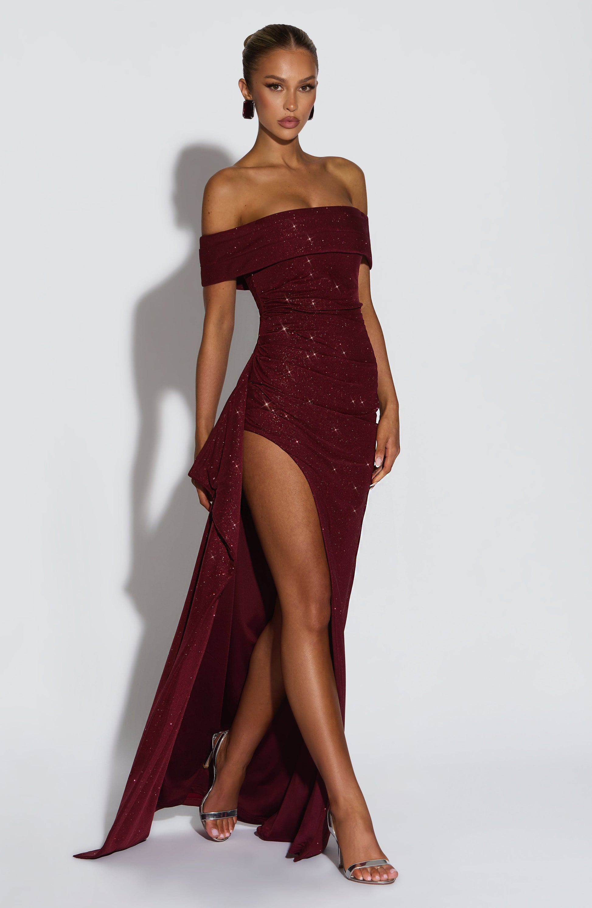 Joyce Maxi Dress Wine Sparkle