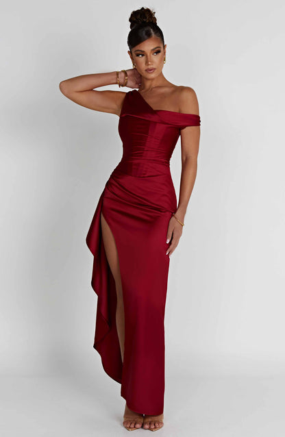 Juliene Maxi Dress Wine