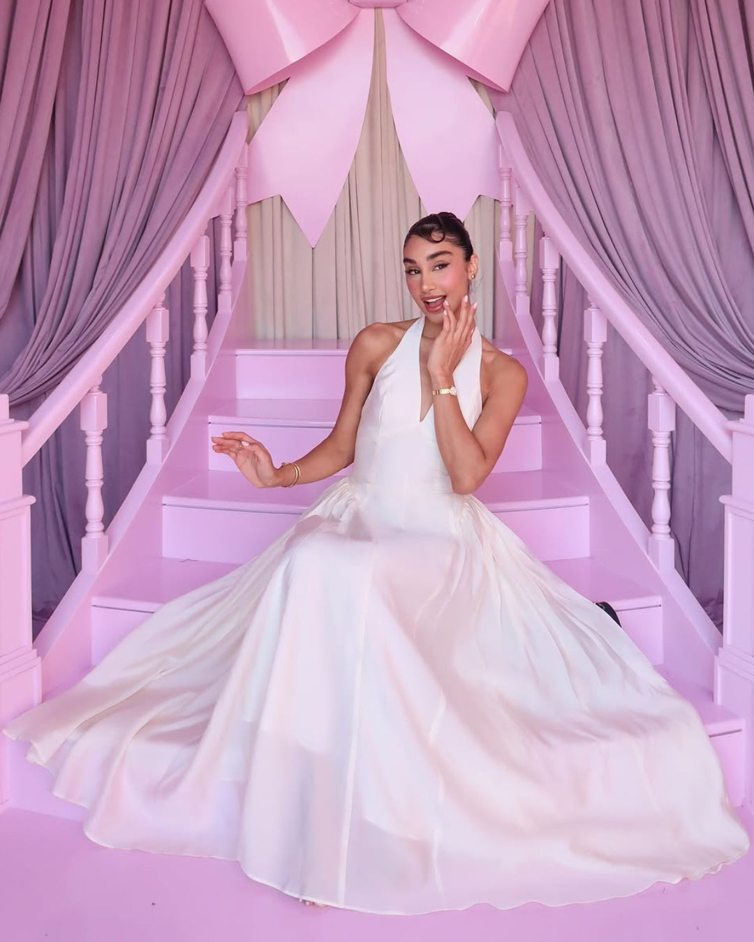 Juliette Midi Dress Ivory