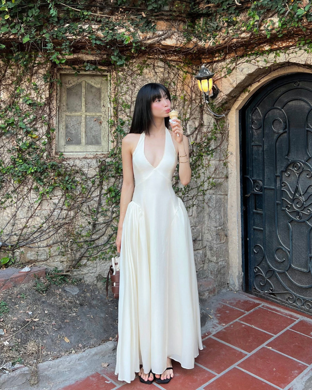 Juliette Midi Dress Ivory