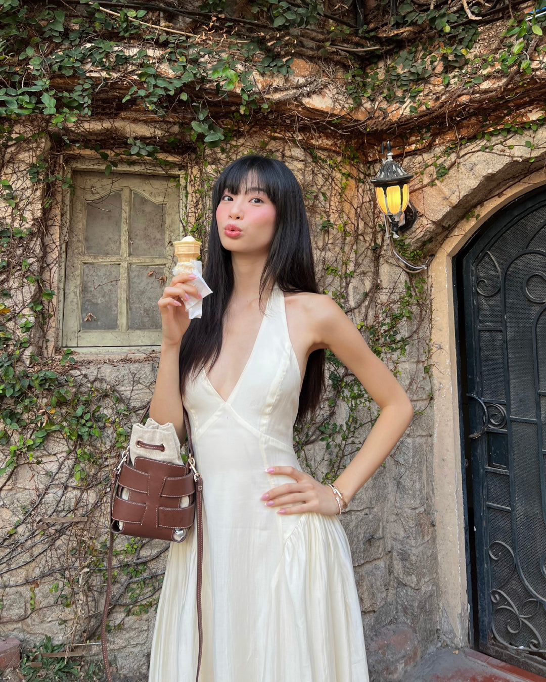 Juliette Midi Dress Ivory