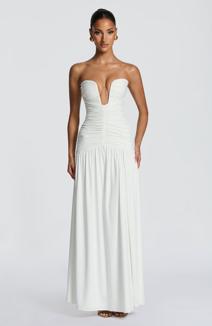 Junia Maxi Dress White