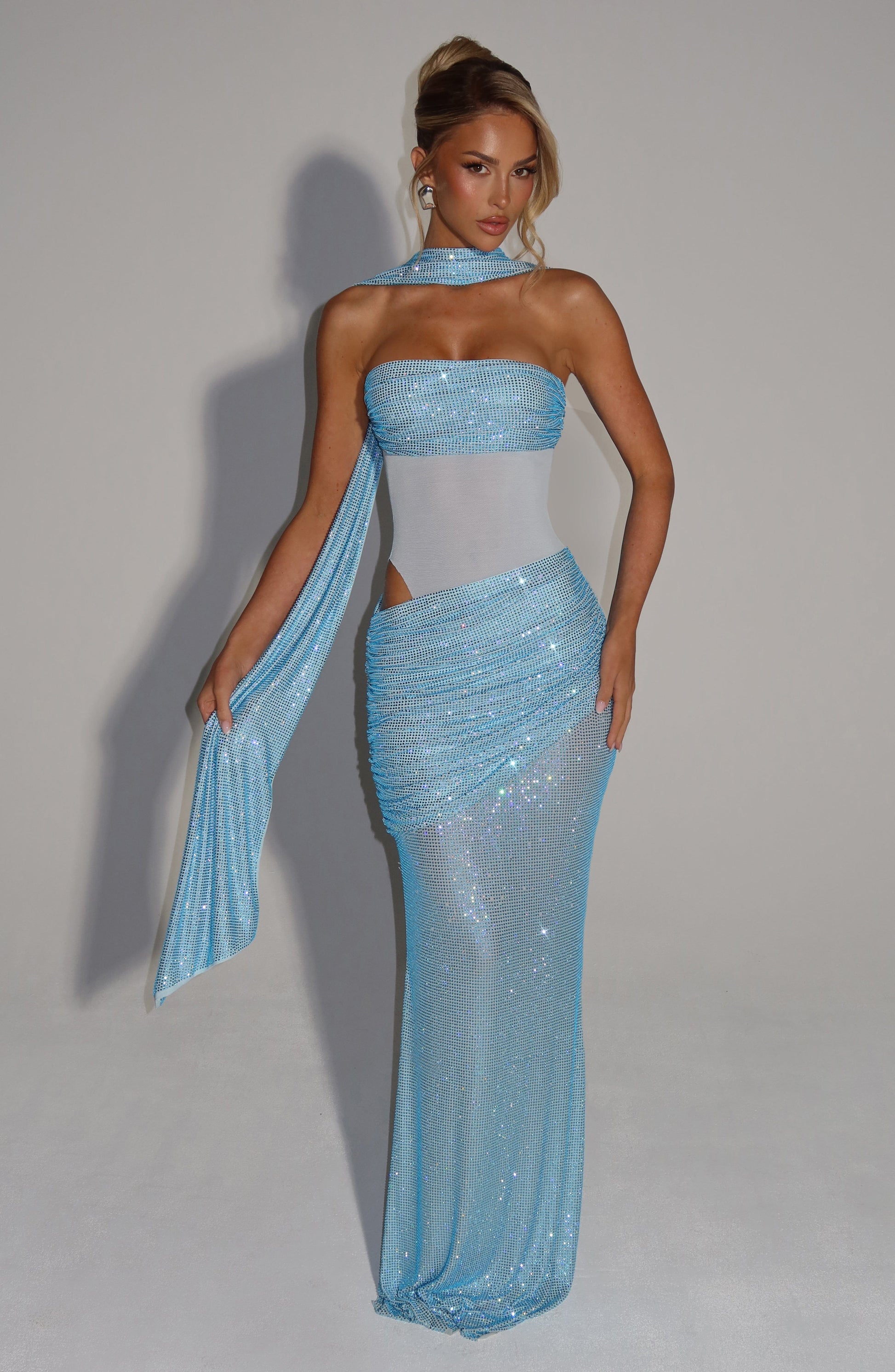 Kailani Maxi Dress Aqua