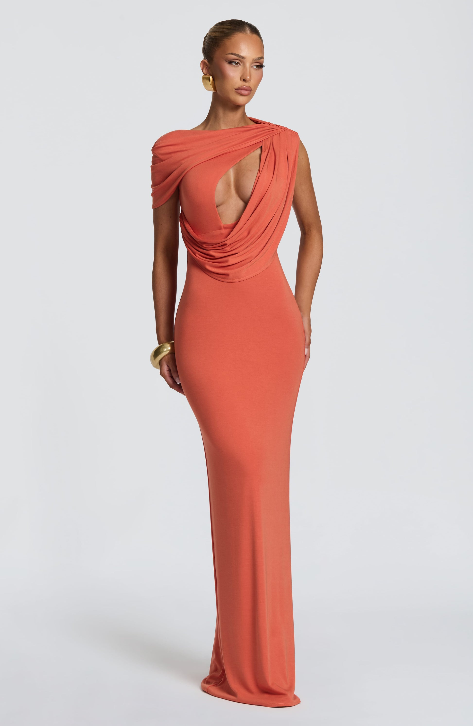 Kalina Maxi Dress Burnt Orange