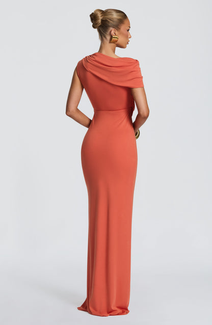 Kalina Maxi Dress Burnt Orange