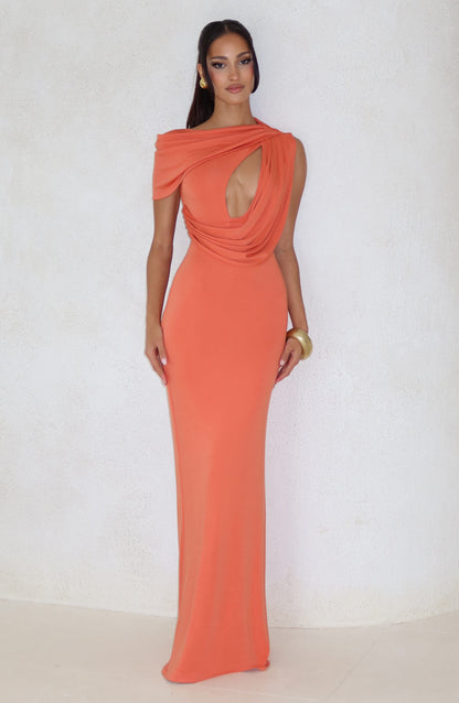 Kalina Maxi Dress Burnt Orange