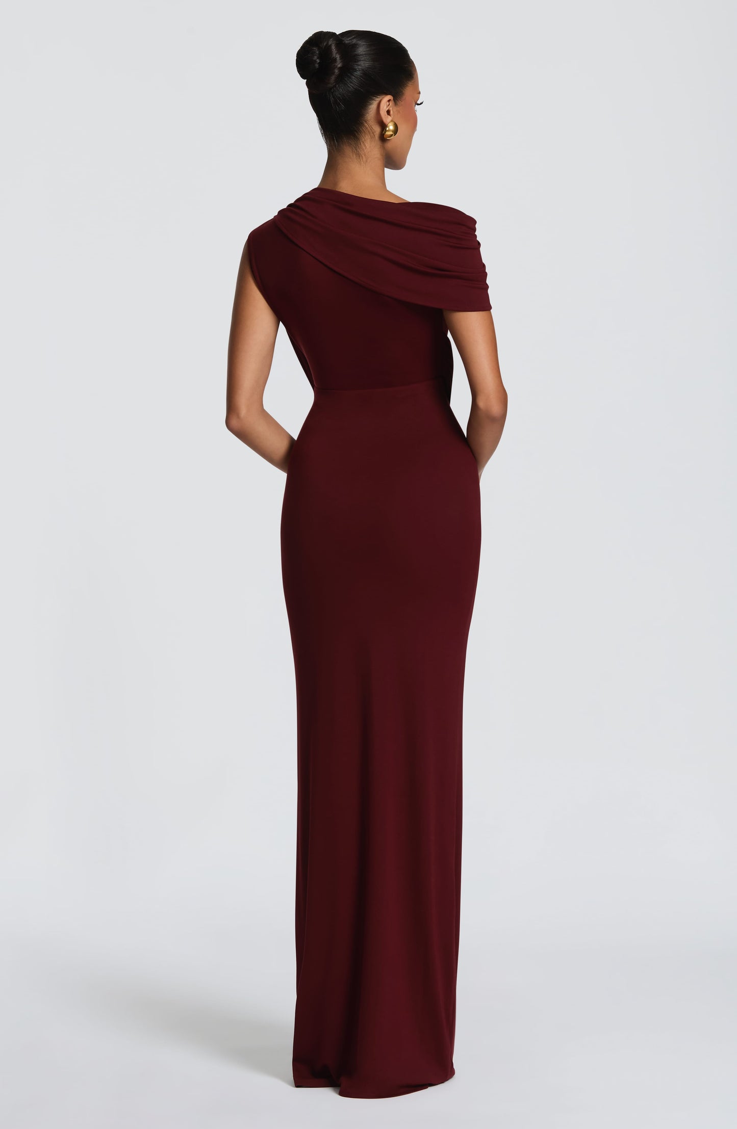 Kalina Maxi Dress Cherry Lacquer