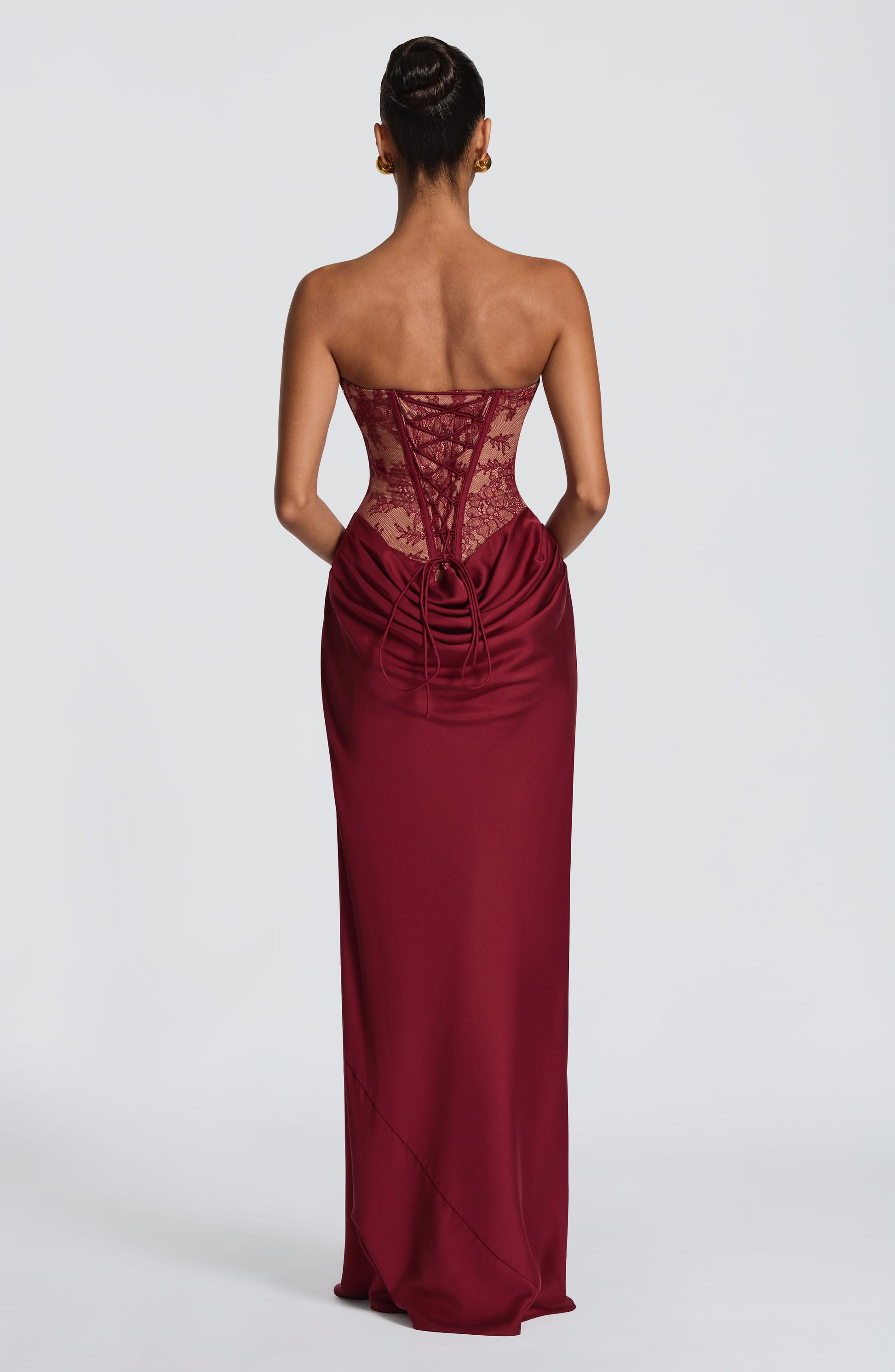 Kathleen Maxi Dress Burgundy