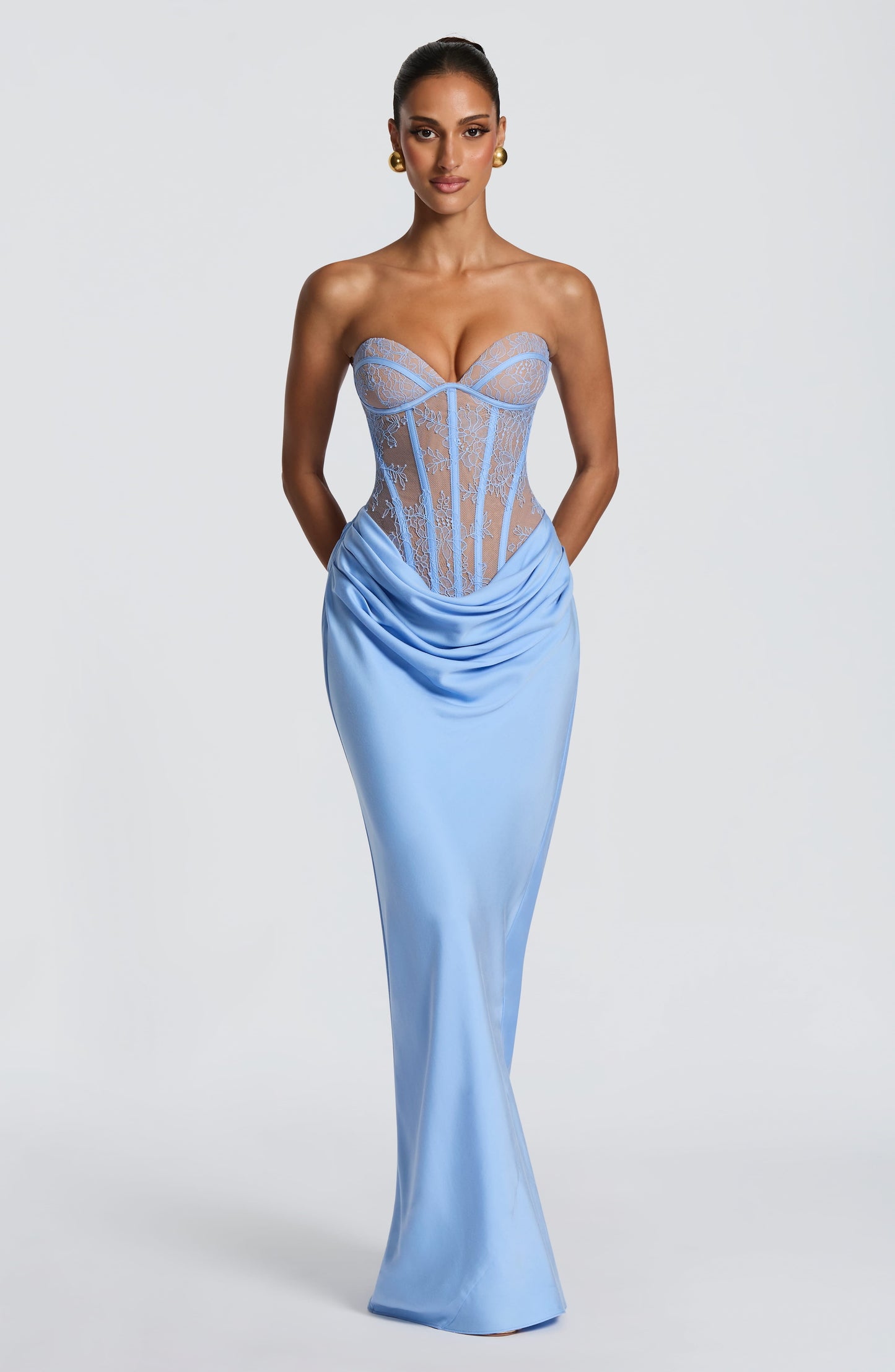 Kathleen Maxi Dress Powder Blue