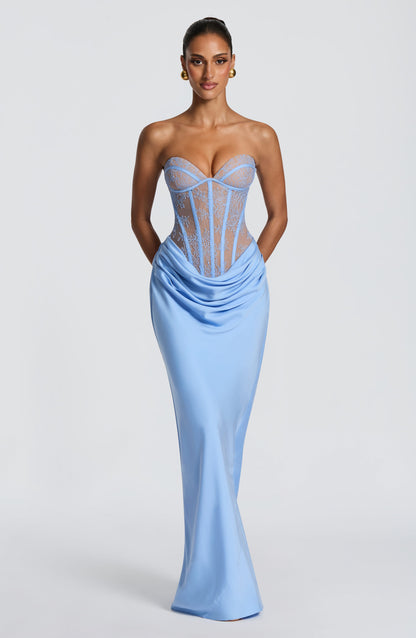 Kathleen Maxi Dress Powder Blue