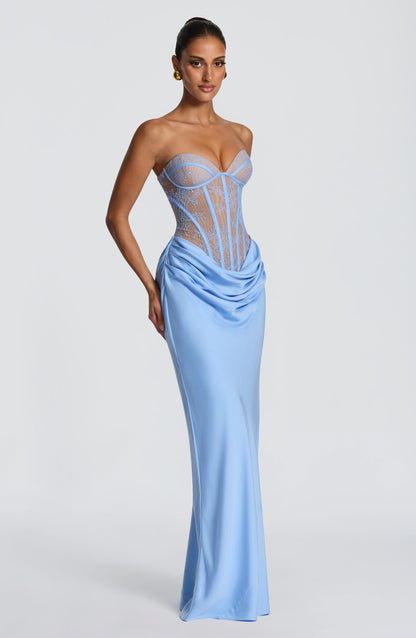 Kathleen Maxi Dress Powder Blue