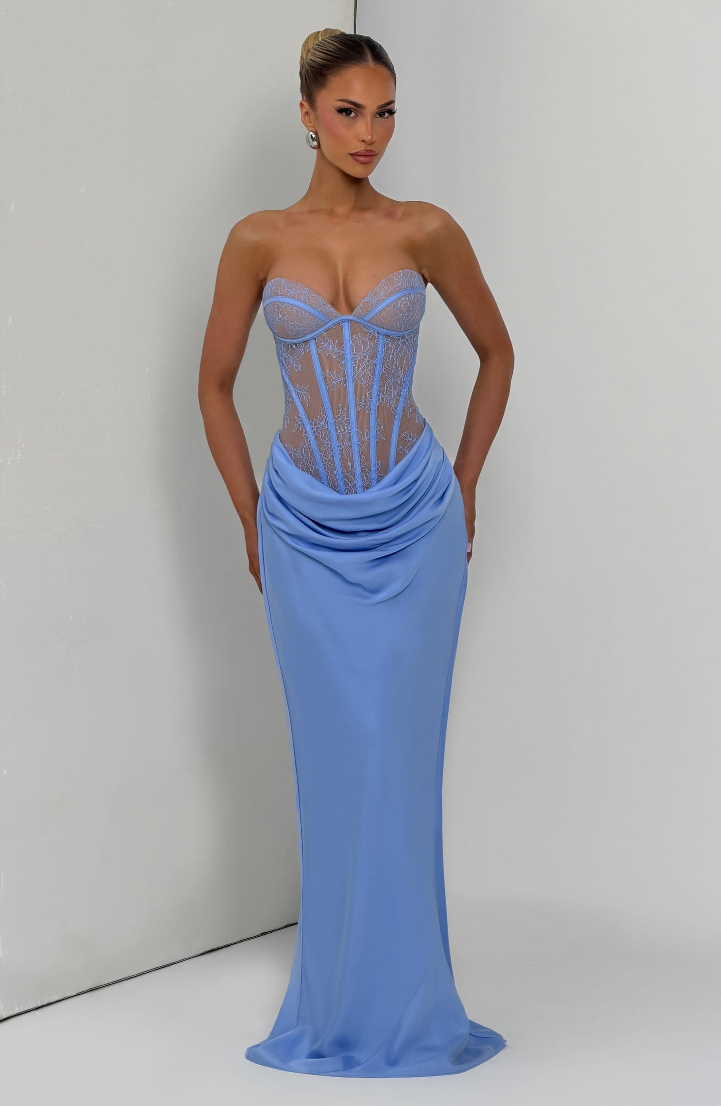 Kathleen Maxi Dress Powder Blue