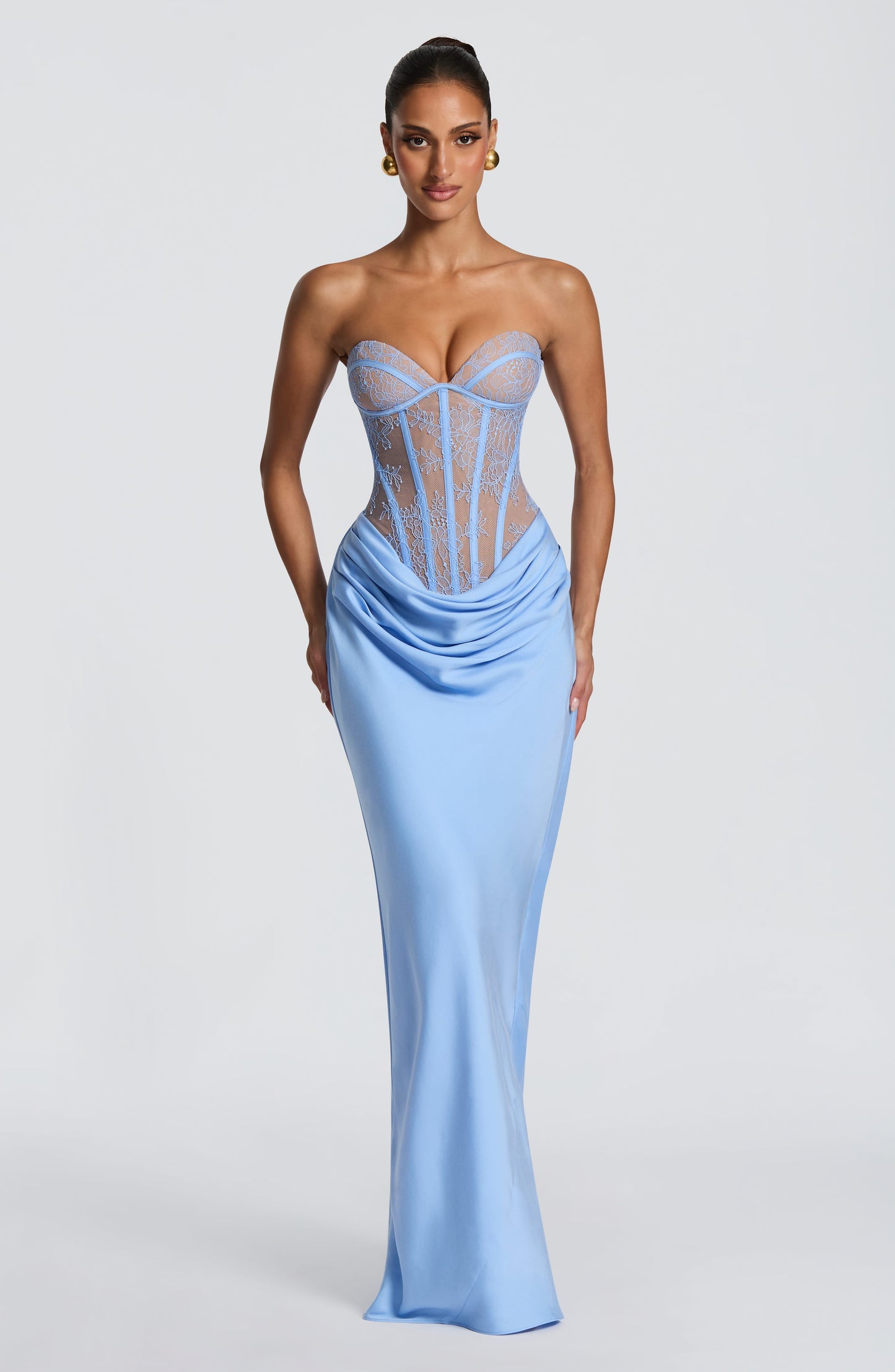 Kathleen Maxi Dress Powder Blue