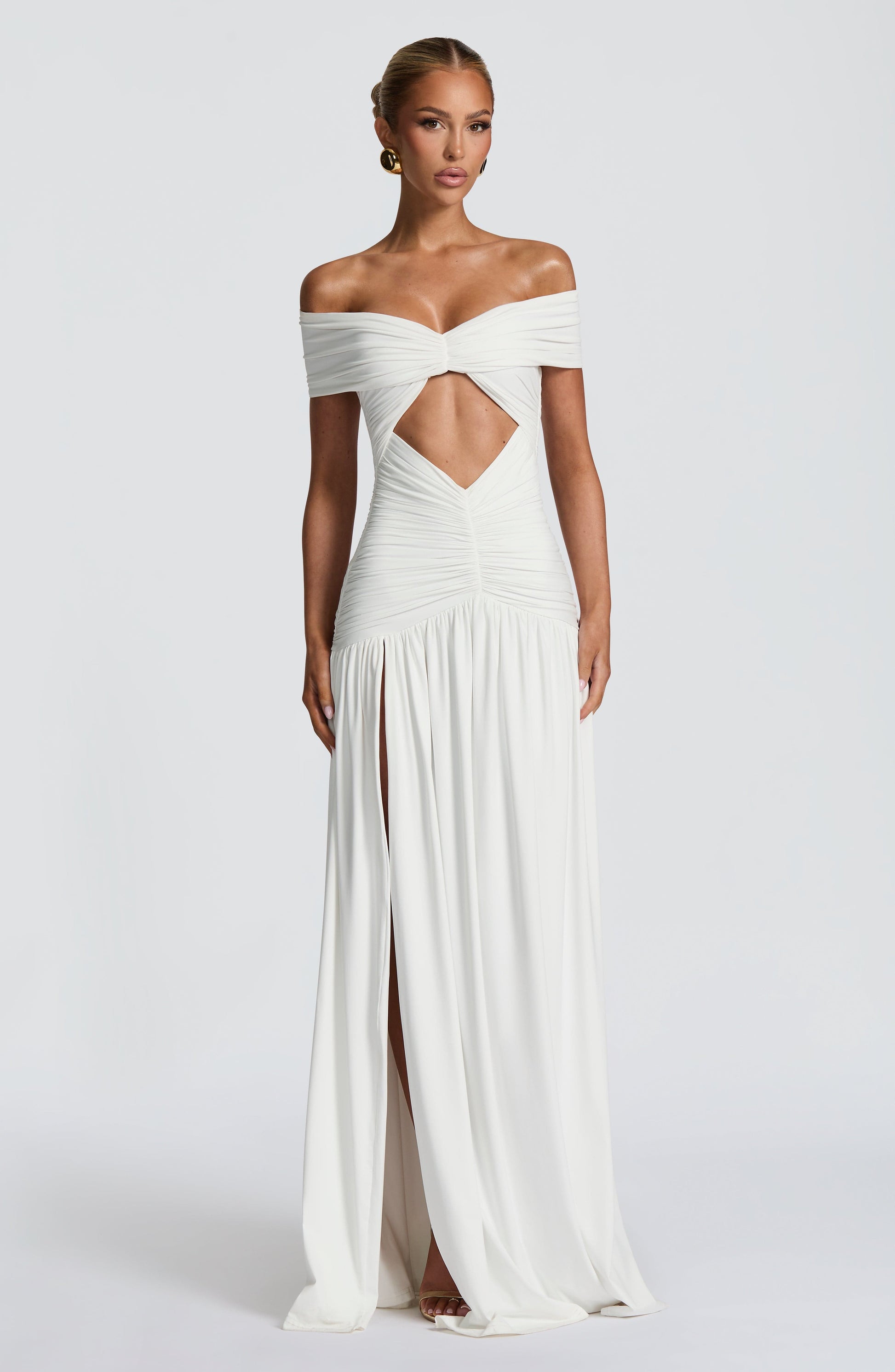 Kathryn Maxi Dress White