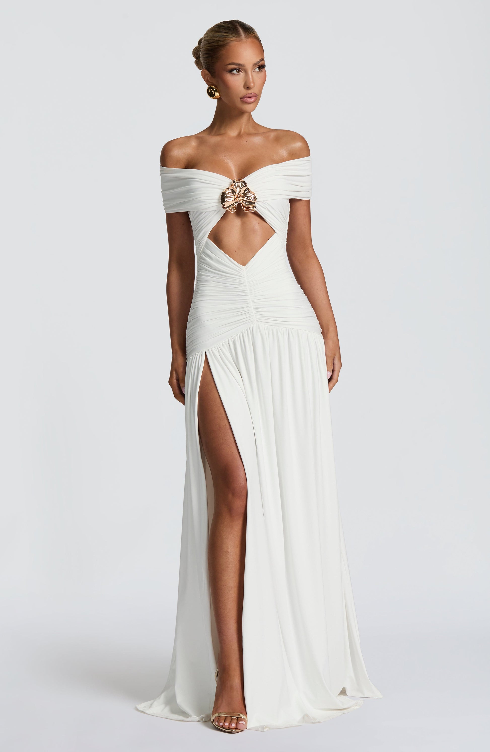 Kathryn Maxi Dress White