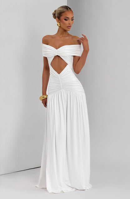 Kathryn Maxi Dress White