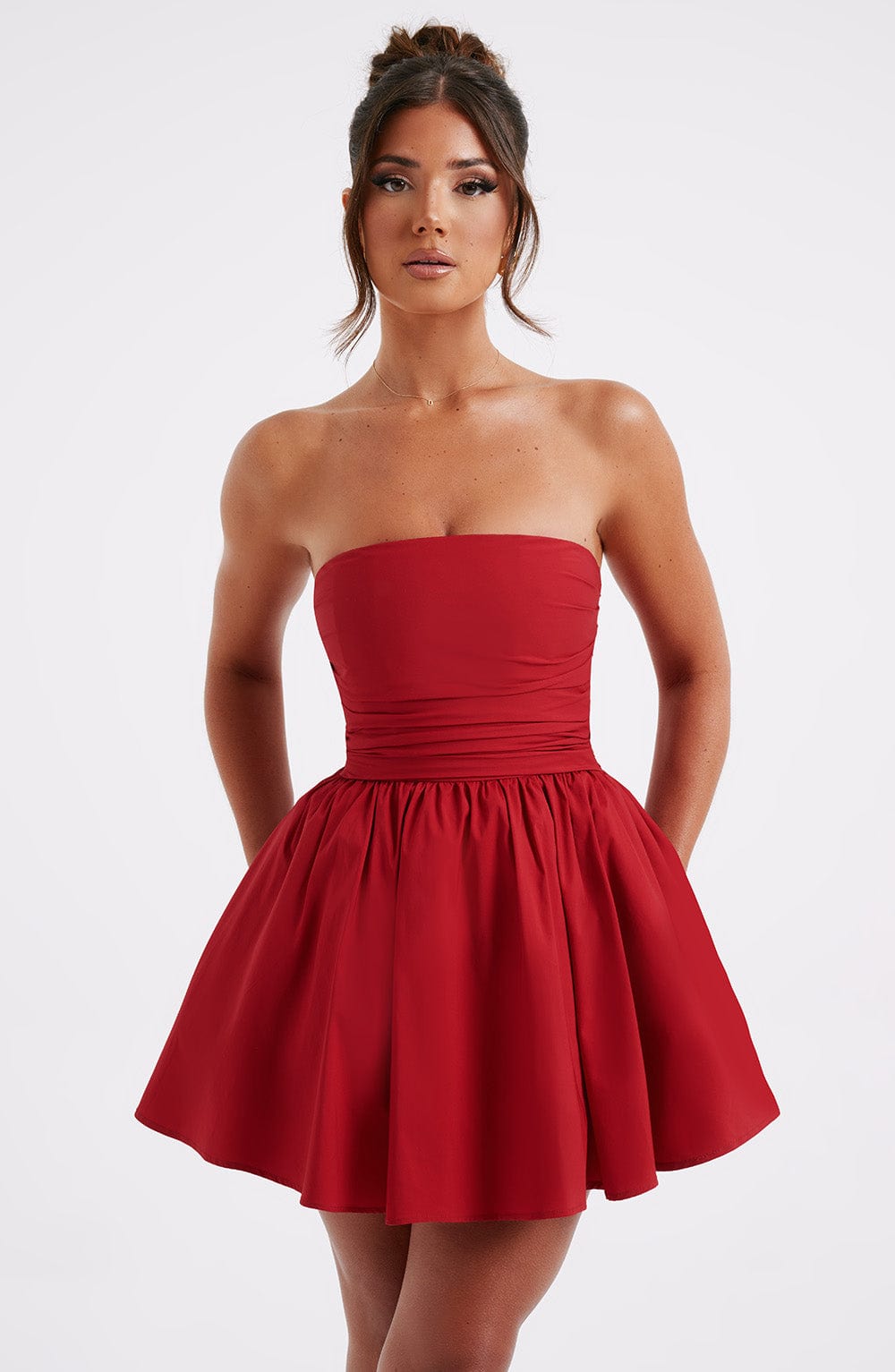 Katrina Mini Dress Red