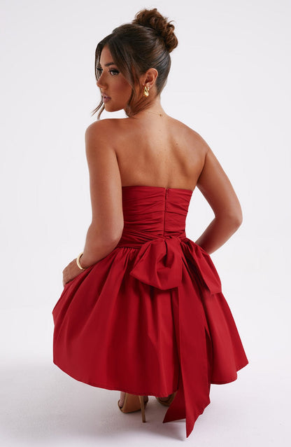 Katrina Mini Dress Red