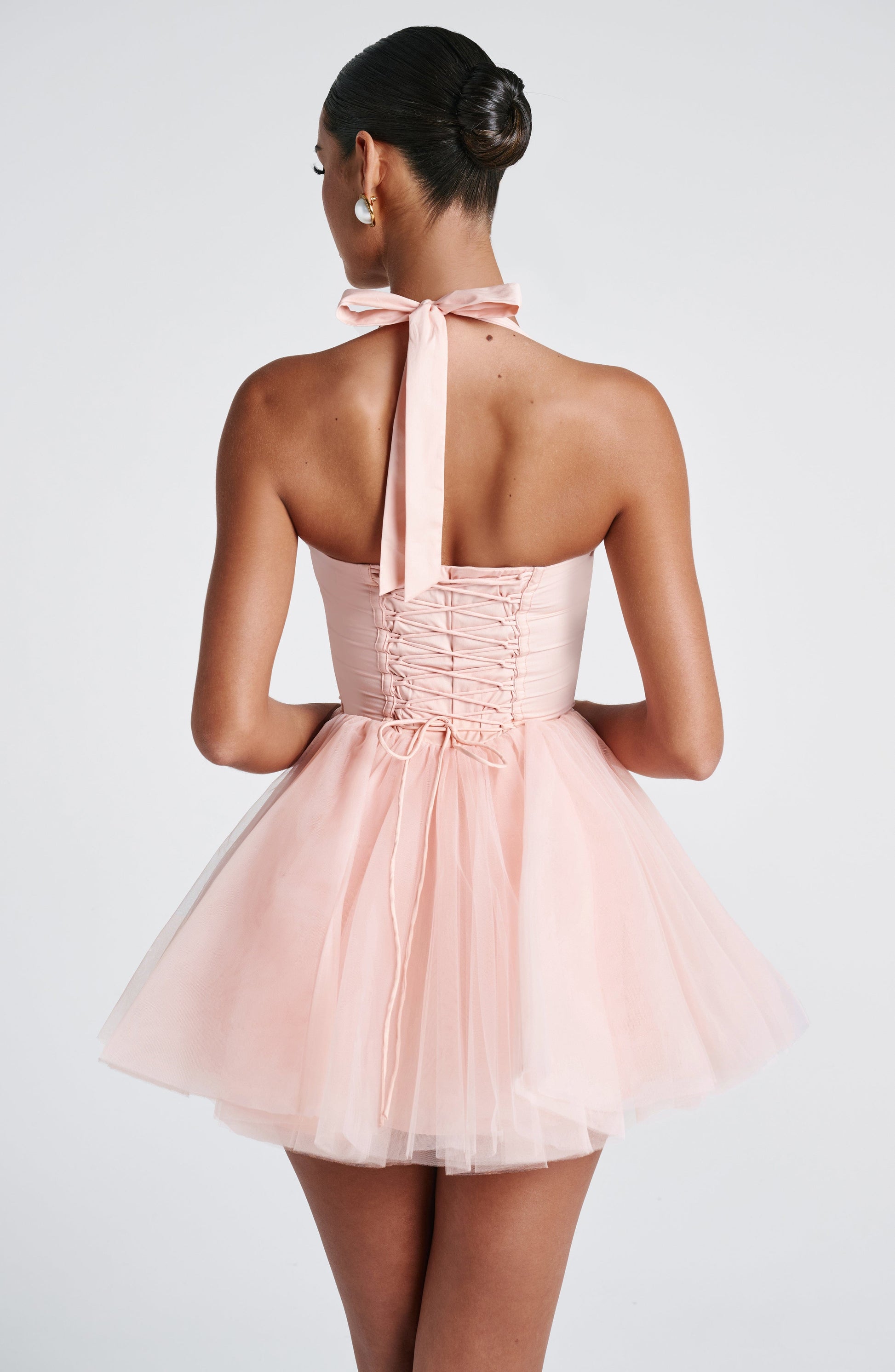 Keely Mini Dress Soft Peach