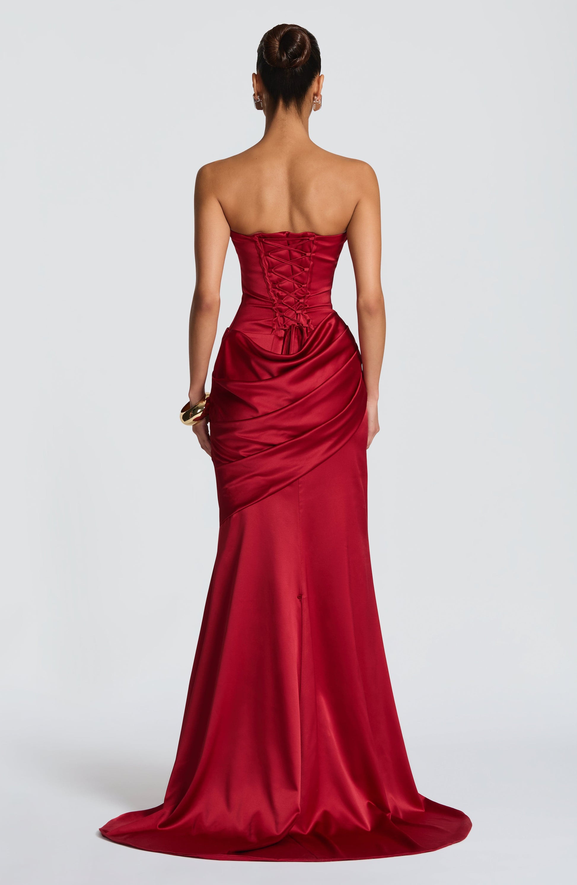 Kensington Maxi Dress Deep Red
