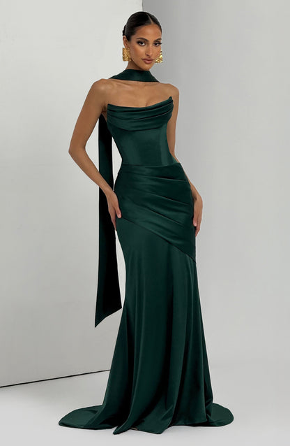 Kensington Maxi Dress Emerald