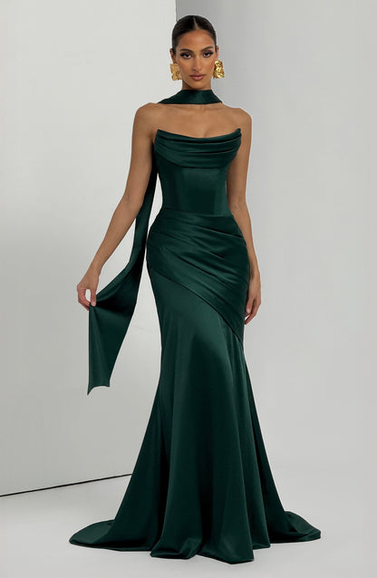 Kensington Maxi Dress Emerald