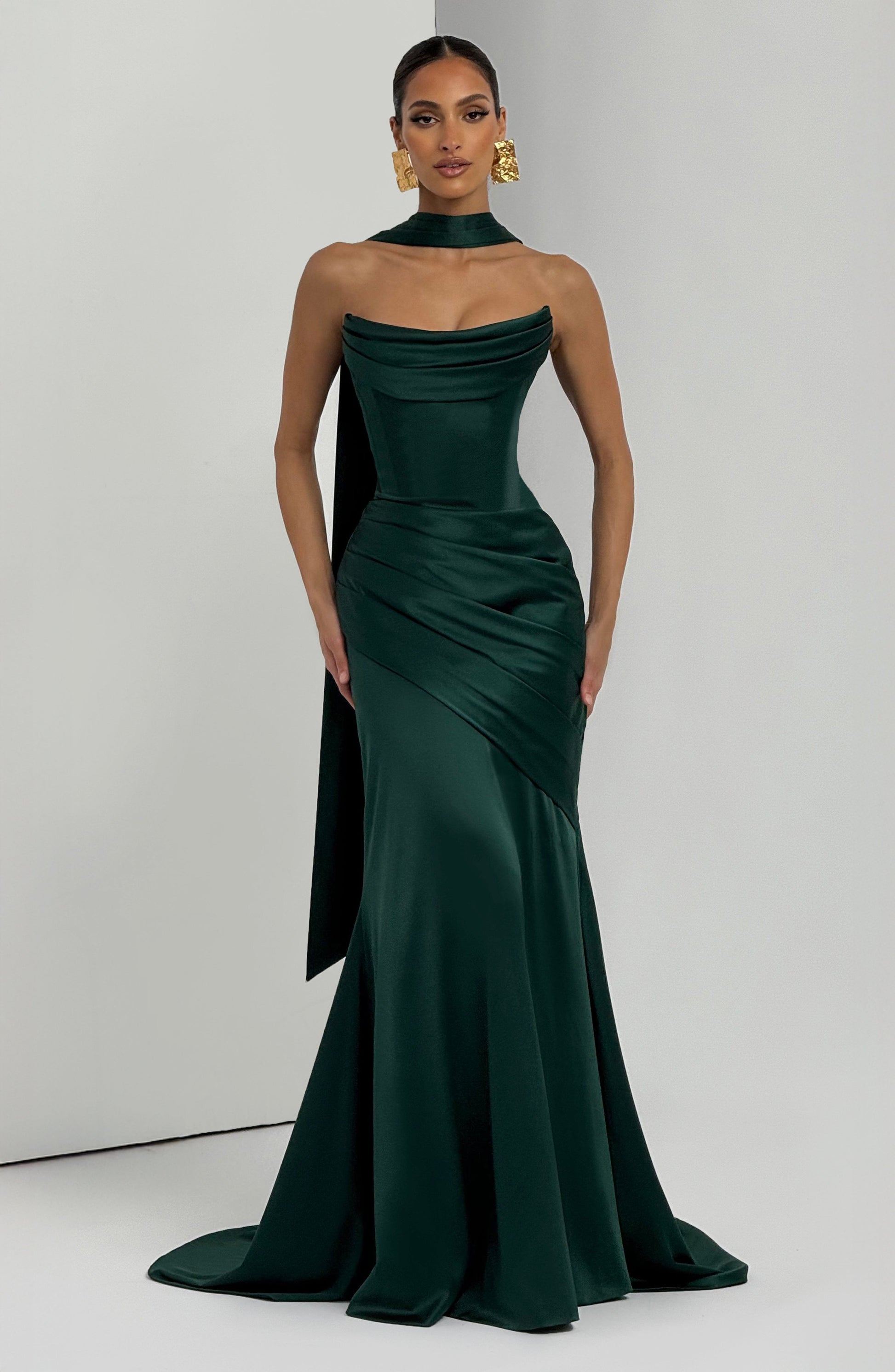Kensington Maxi Dress Emerald