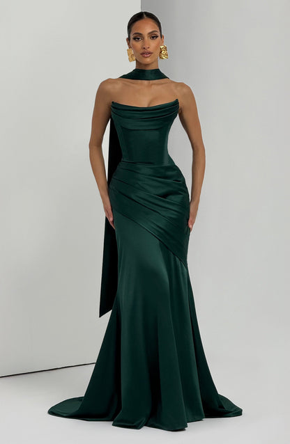 Kensington Maxi Dress Emerald