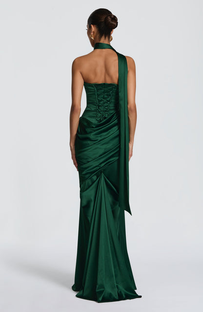 Kensington Maxi Dress Emerald
