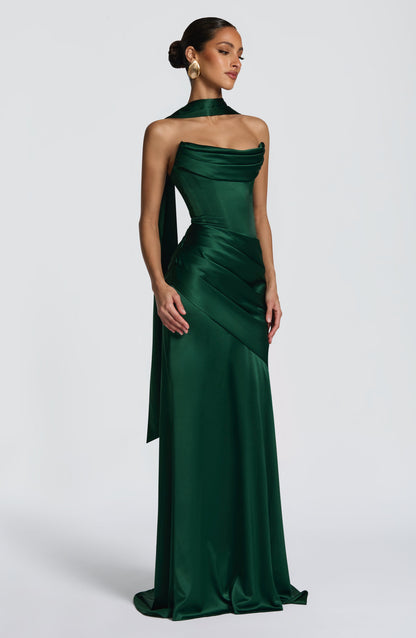 Kensington Maxi Dress Emerald