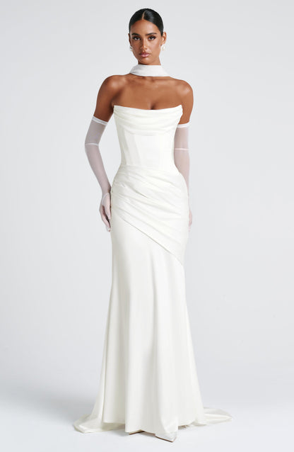 Kensington Maxi Dress Ivory
