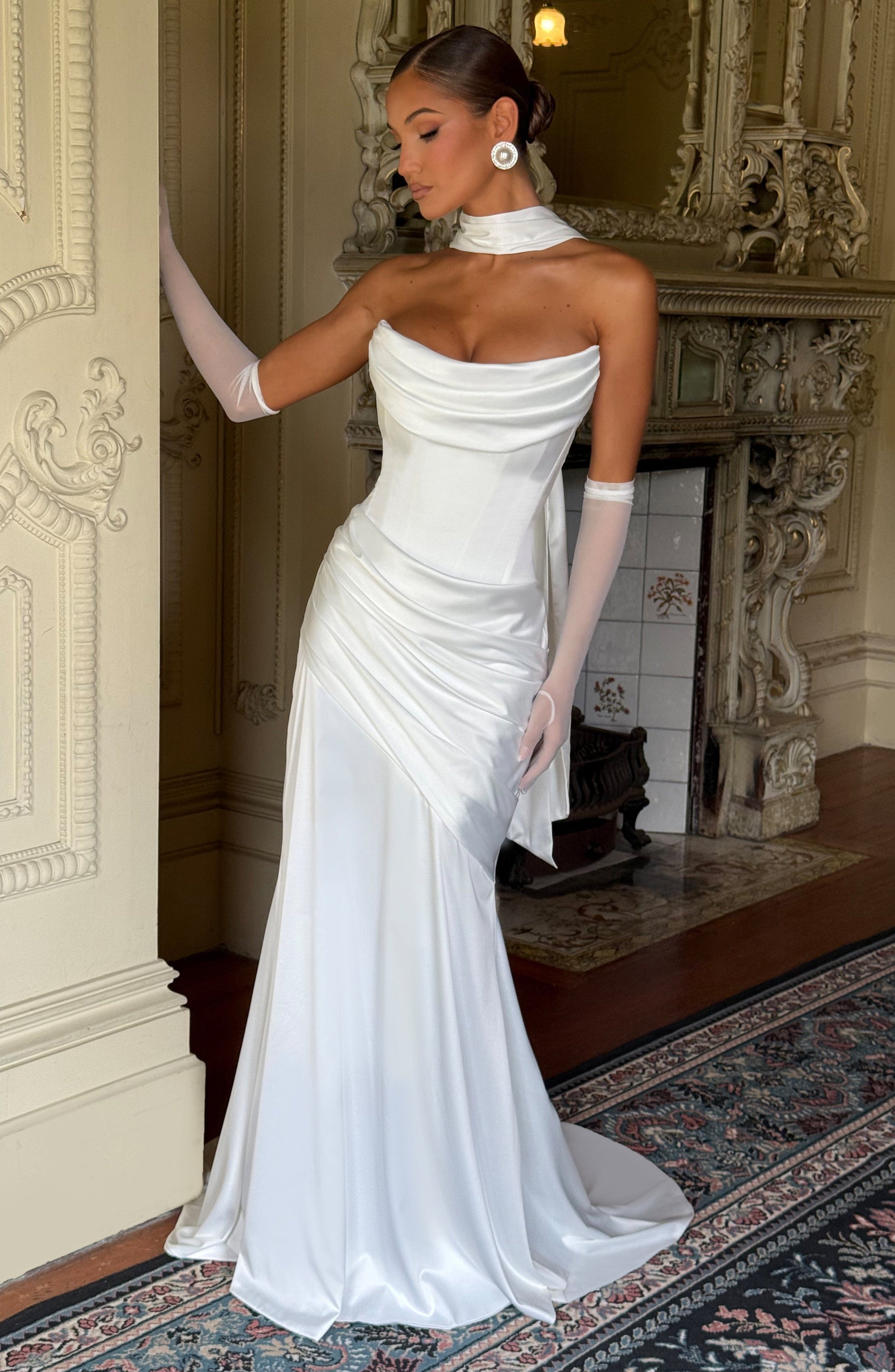 Kensington Maxi Dress Ivory