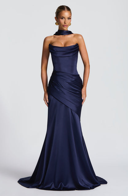 Kensington Maxi Dress Navy