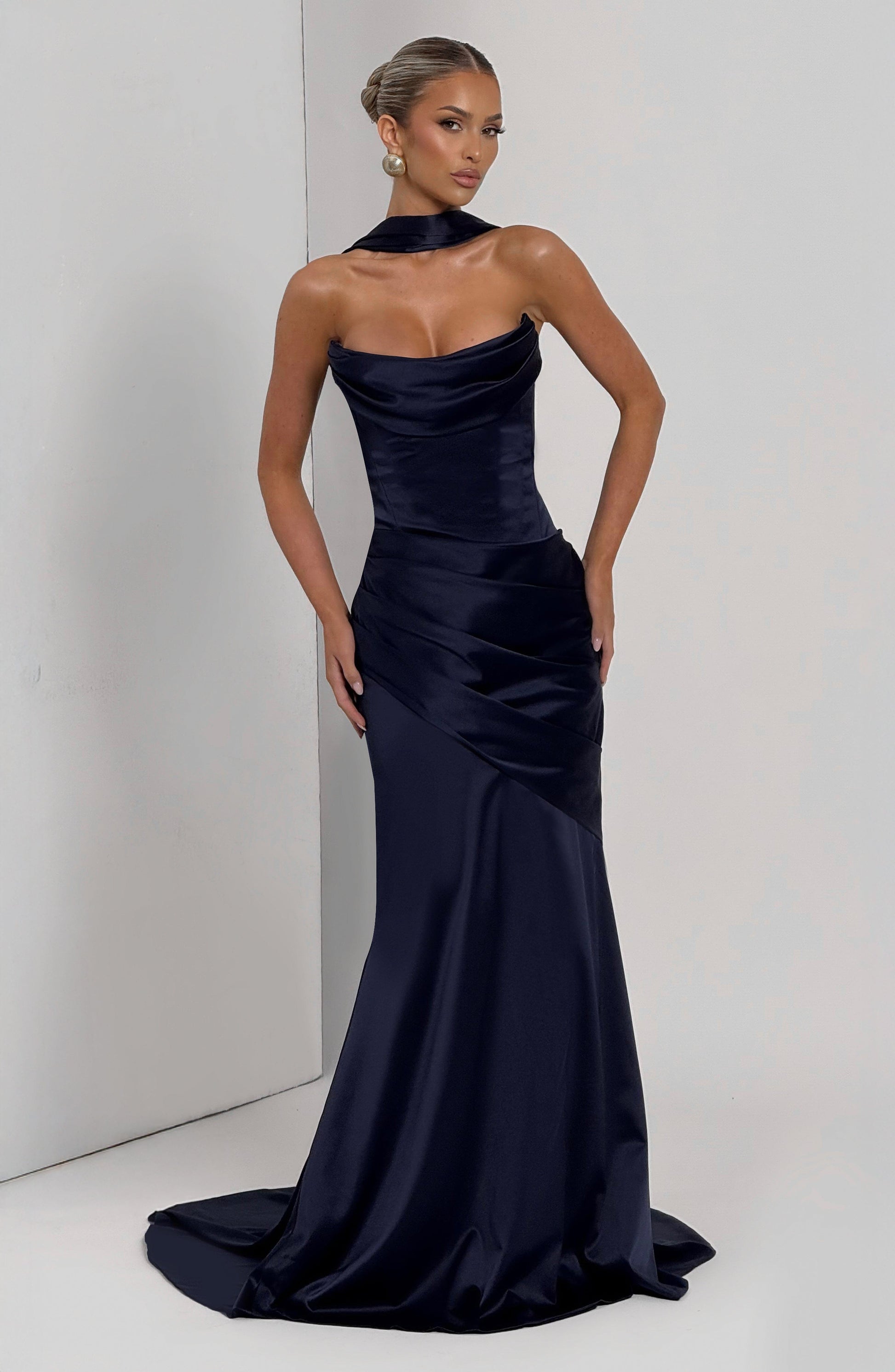Kensington Maxi Dress Navy