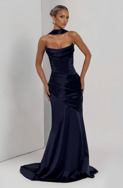 Kensington Maxi Dress Navy