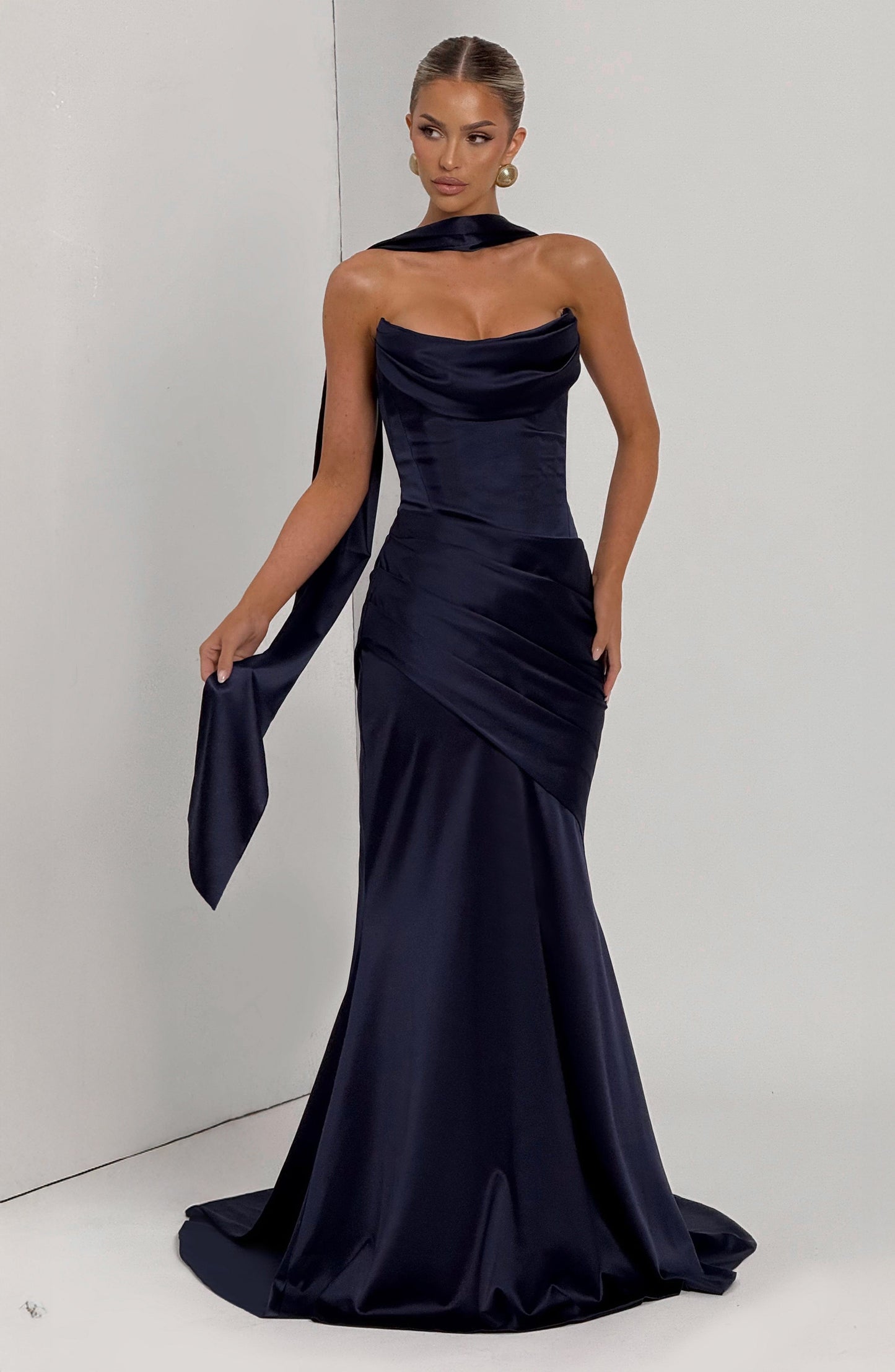 Kensington Maxi Dress Navy