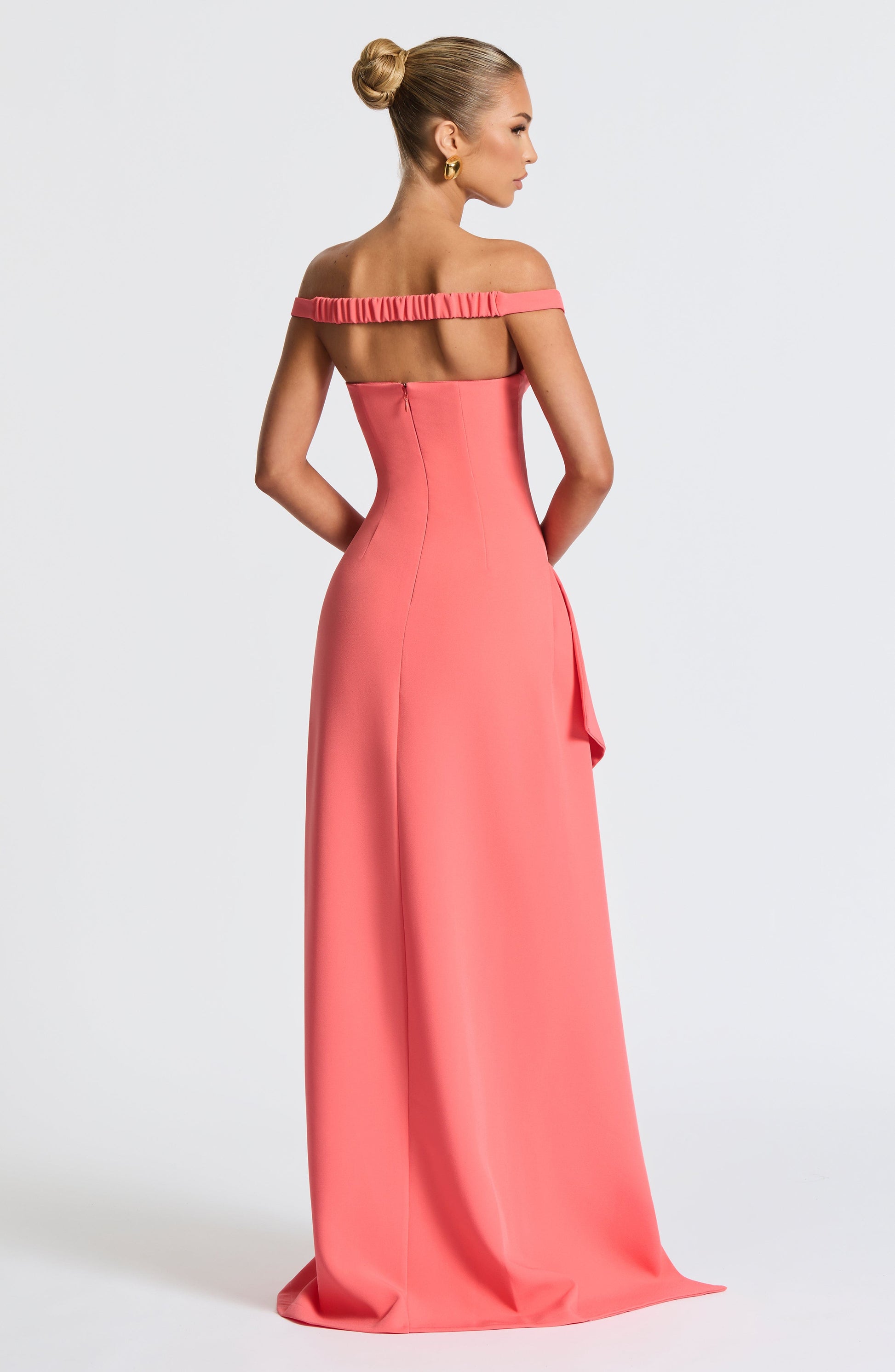 Khalesia Maxi Dress Coral Pink