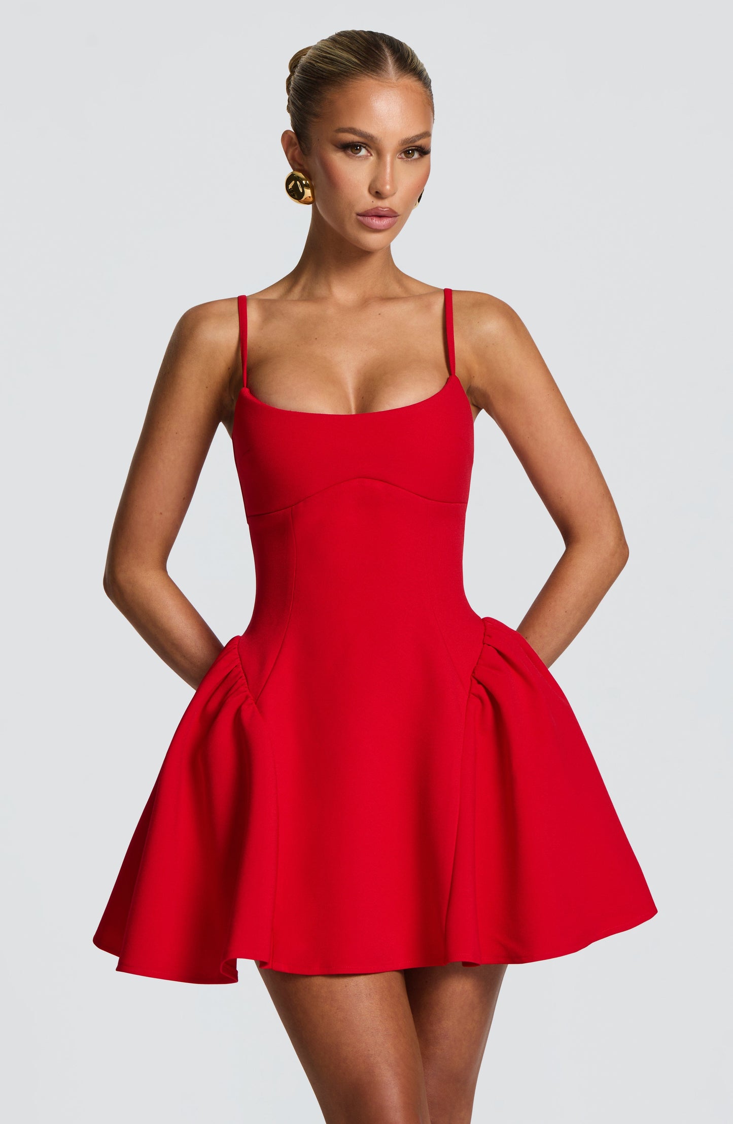 Kiah Mini Dress Red