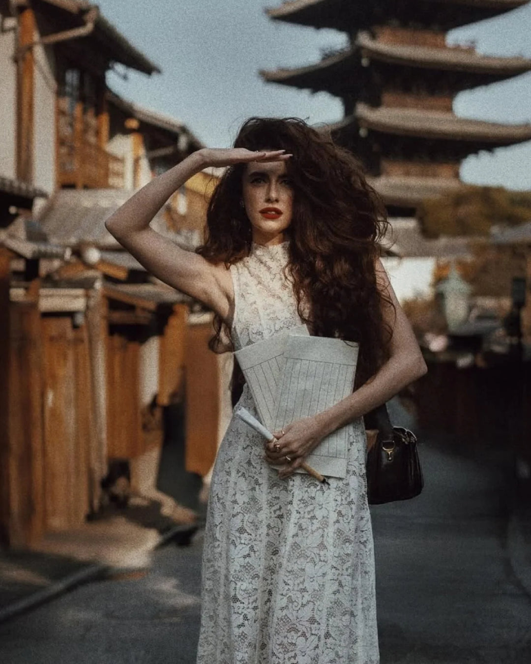 Kinsley Lace Midi Dress White