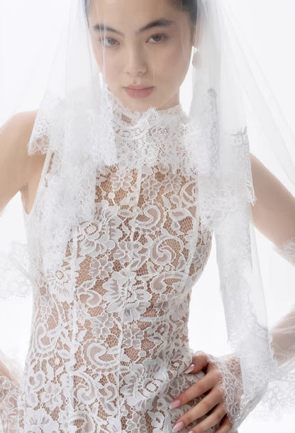 Kinsley Lace Midi Dress White (Version 2)