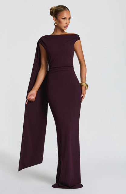 Kylie Maxi Dress Plum