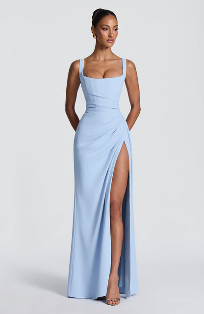 Laleh Maxi Dress Glacier Blue