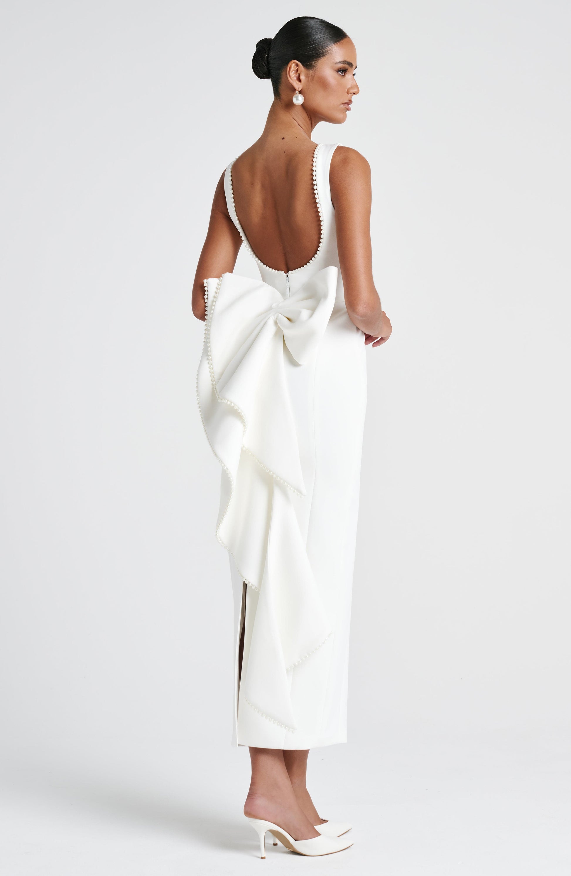 Lana Midaxi Dress Ivory