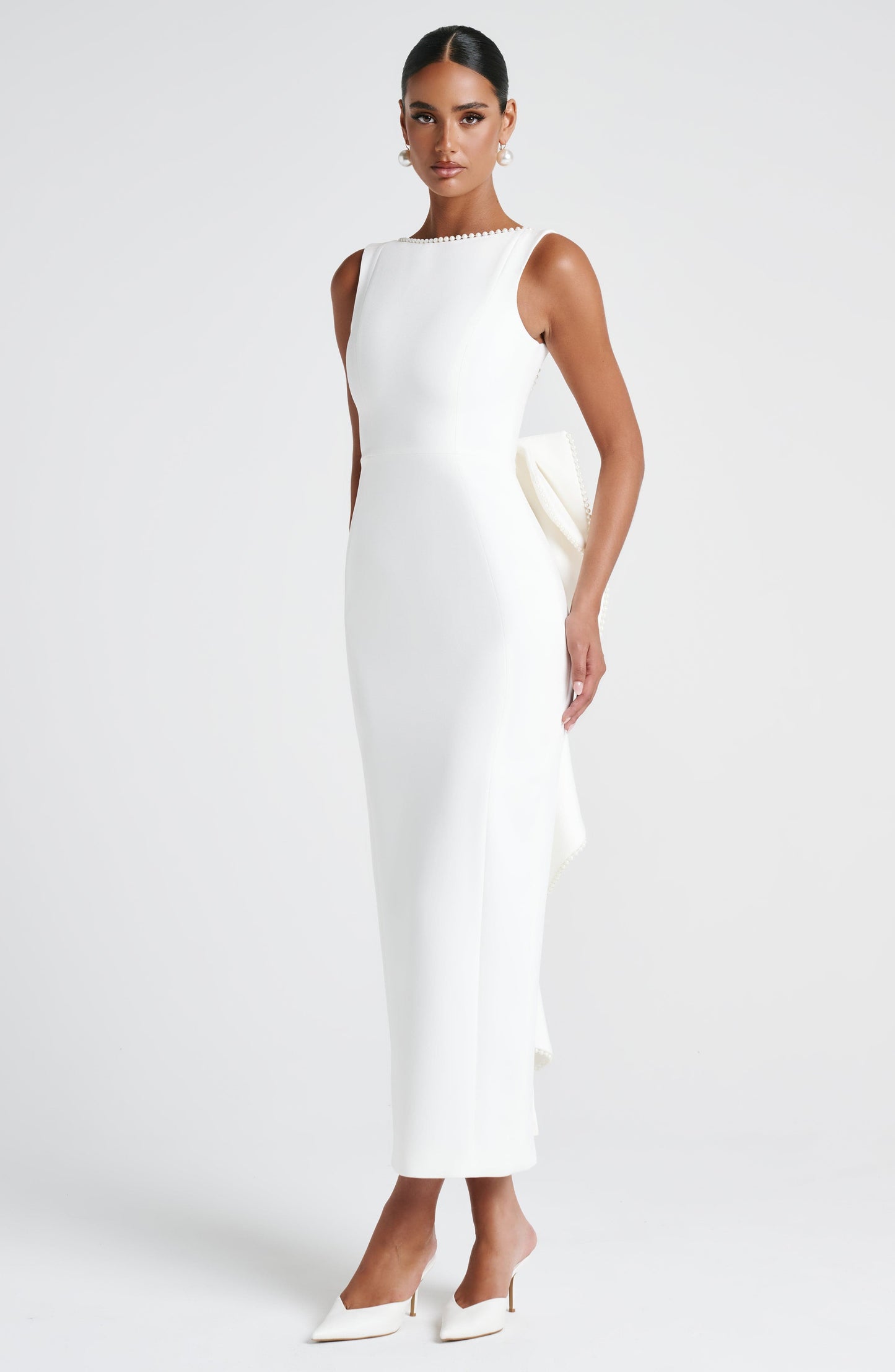 Lana Midaxi Dress Ivory