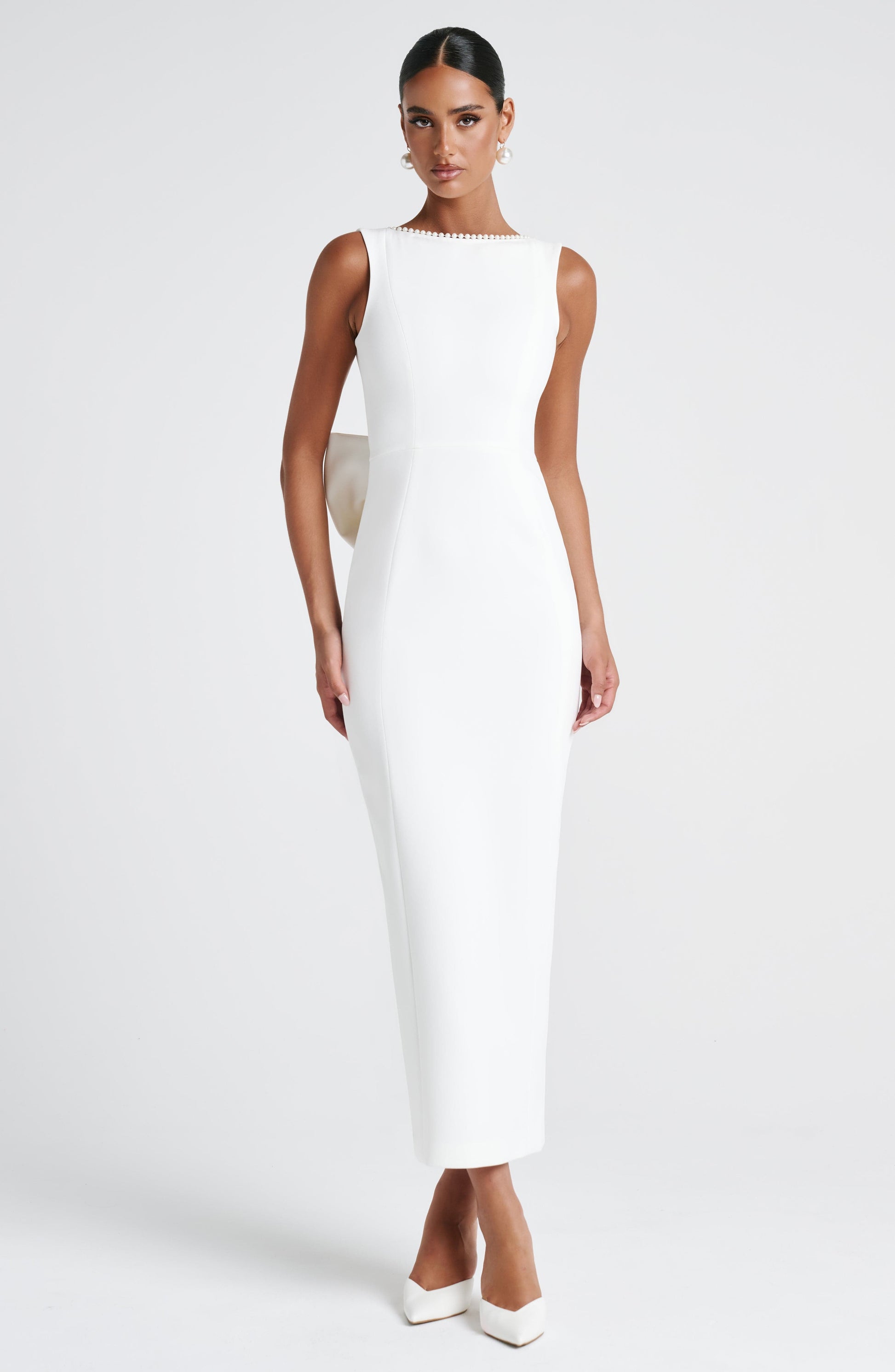 Lana Midaxi Dress Ivory