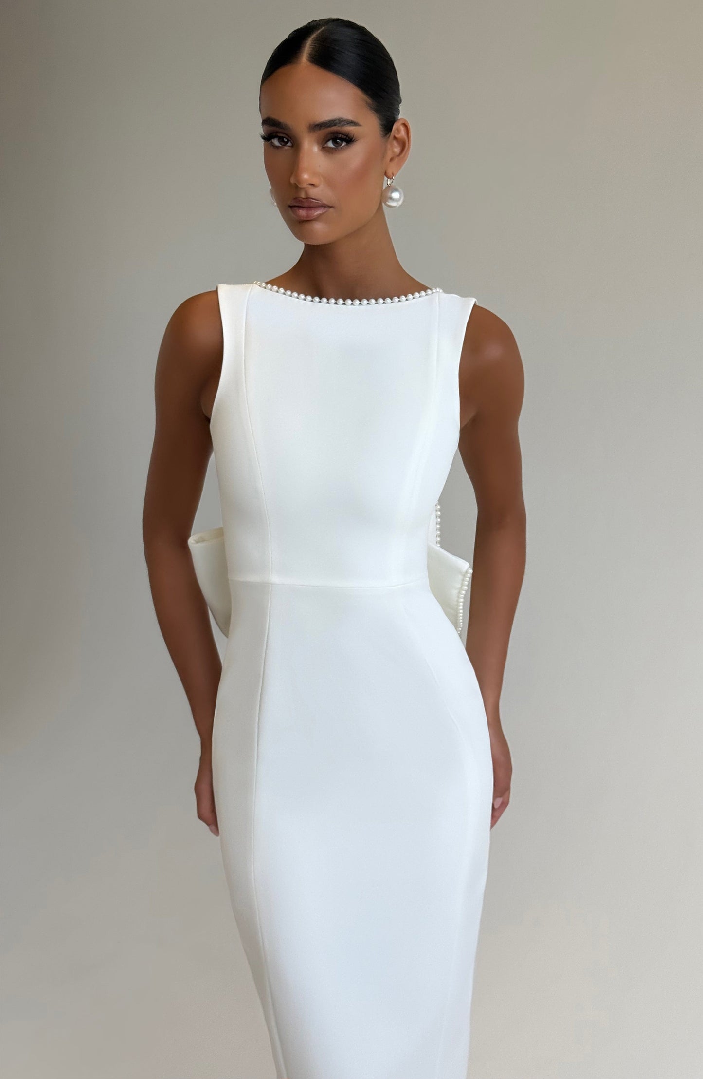 Lana Midaxi Dress Ivory